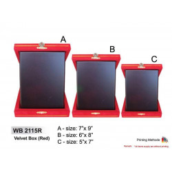 WB 2115R Velvet Box (Red)